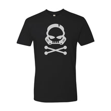 Load image into Gallery viewer, Bad Bones t-shirt, stelekon t-shirt, stelekon art, clothes, nerd clothes, geek clothes, gamer clothes, esports clothes, comic con clothes, comic book, star trek, star wars, comics, star wars clothes, stormtrooper t-shirt,  star wars t-shirt, nerd t-shirt, nerdcore