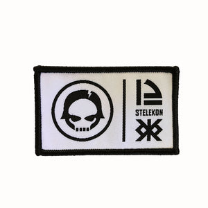 STELEKON 12 Patch - black on white