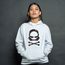 Load image into Gallery viewer, Cross Bones hoodie, 8-bit hoodie, stelekon hoodie, stelekon art, Bad batch hoodie, clothes, nerd clothes, geek clothes, gamer clothes, esports clothes, comic con clothes, comic book, star trek, star wars, comics, star wars clothes, stormtrooper hoodie,  star wars hoodie, nerd hoodie, nerdcore, Bad batch
